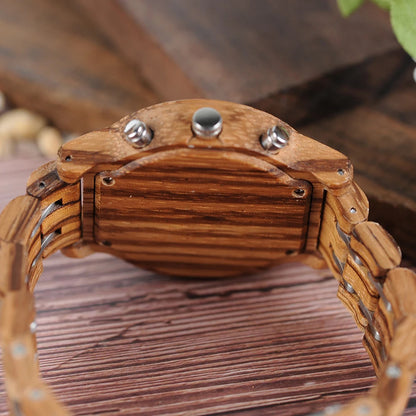 Mystic Rose Wood Watch